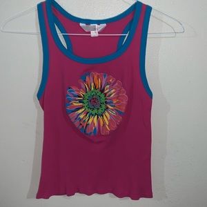 RARE Victorias Secret Pink Ribbed Tank